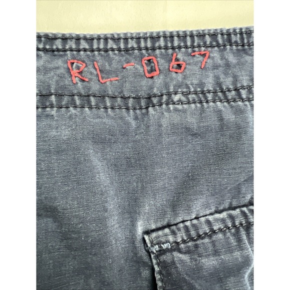 Polo Ralph Lauren Cargo Shorts Mens 42 Blue Surplus Fit Utility RL-067 Cotton C5 - Picture 7 of 15